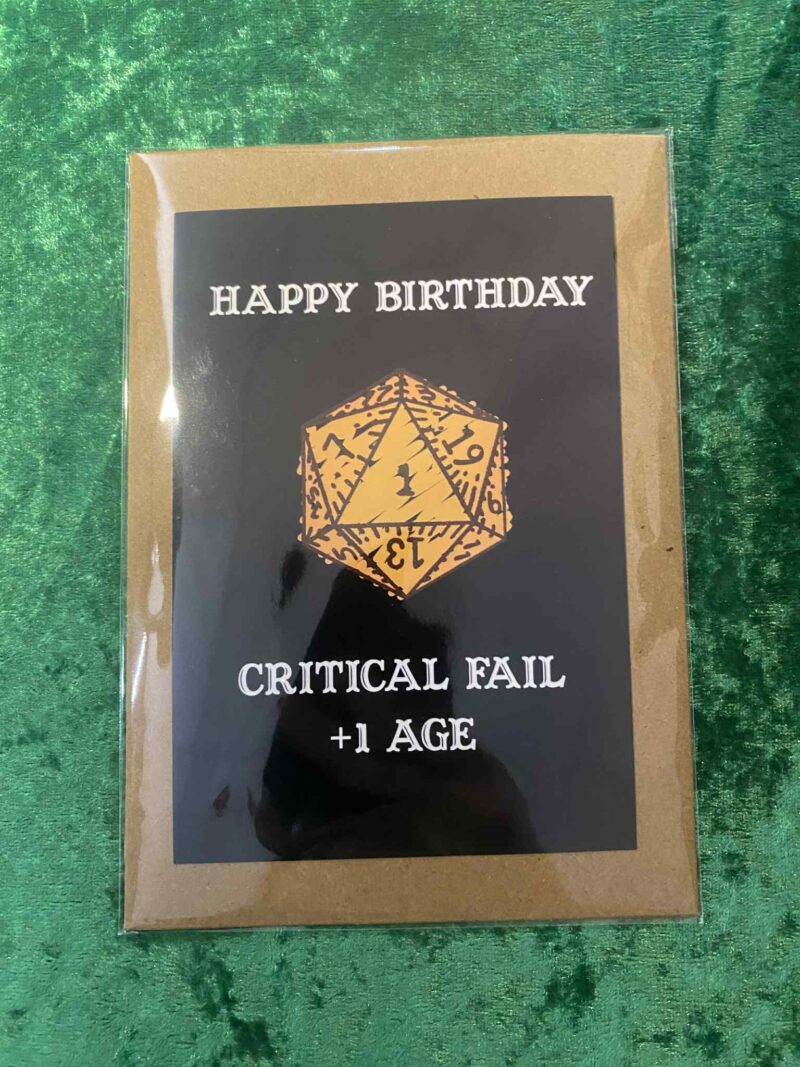 Happy Birthday Critical Fail
