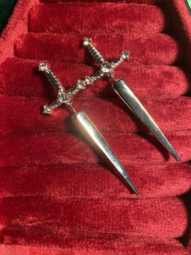 Dagger earrings