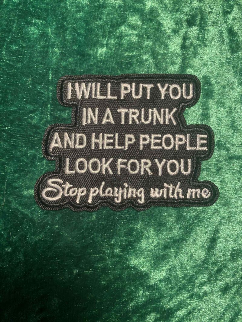 True crime patch