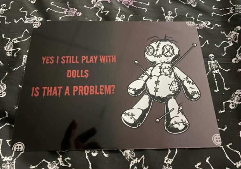 Still Play with Dolls Sign