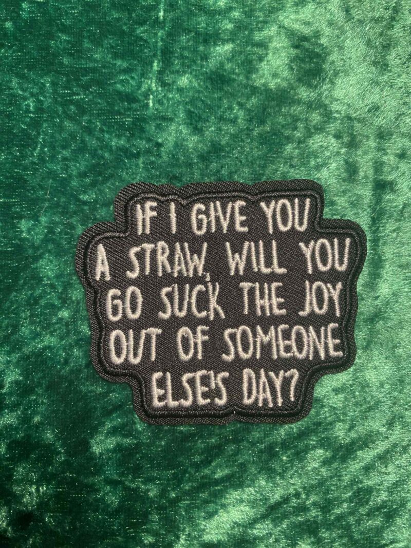 Suck the joy patch
