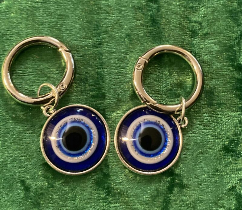 Evil eye boot charms