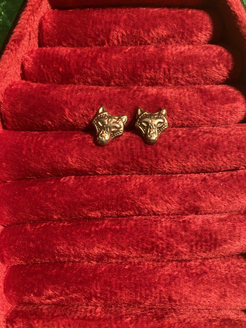 Wolf earrings