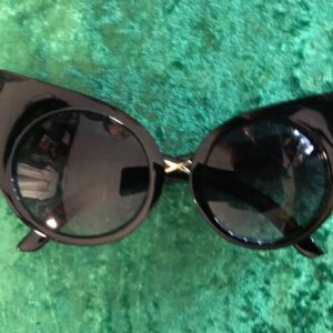 Black cat eye sunglasses