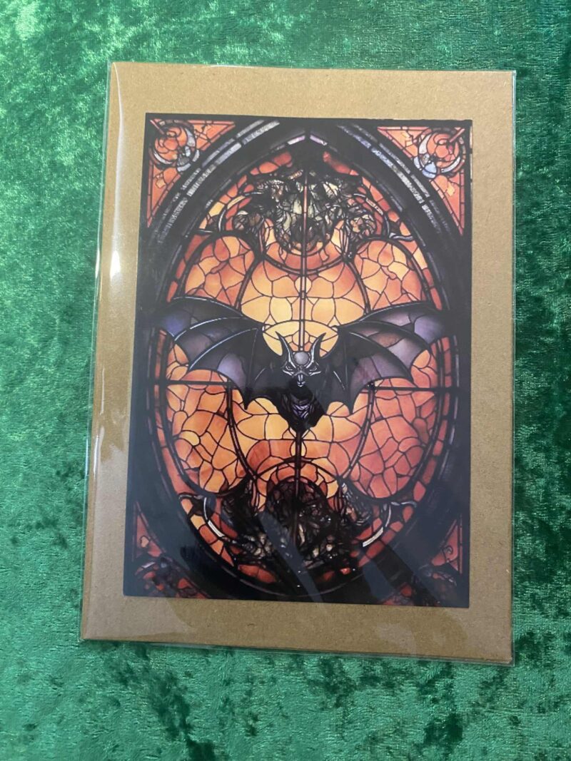 Stained Glass Bat