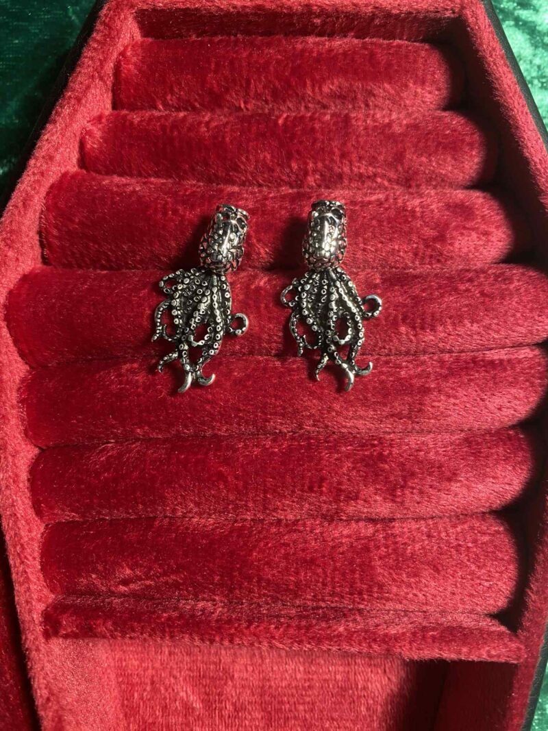 octopus earrings