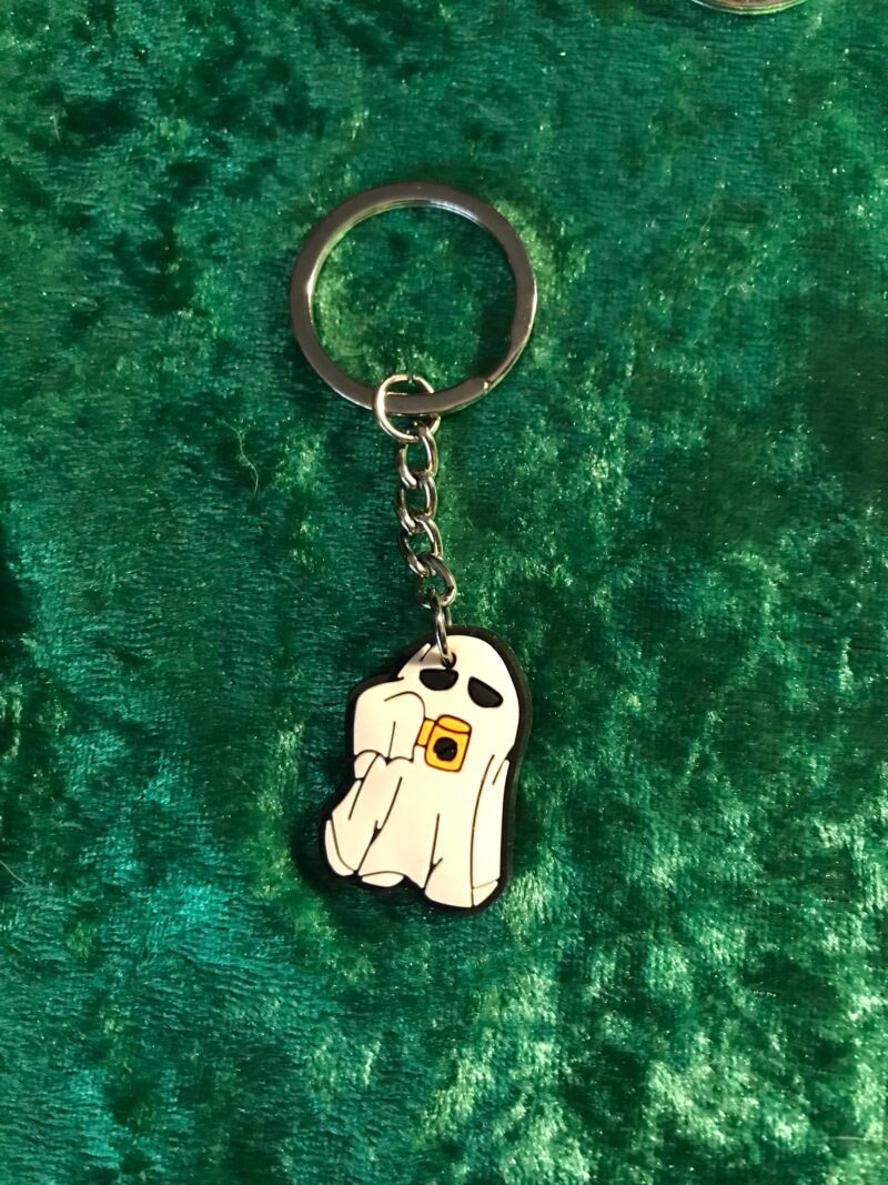 Coffee Ghost Keyring