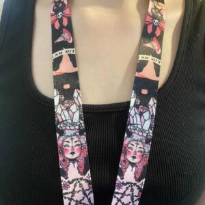 Dark witch lanyard