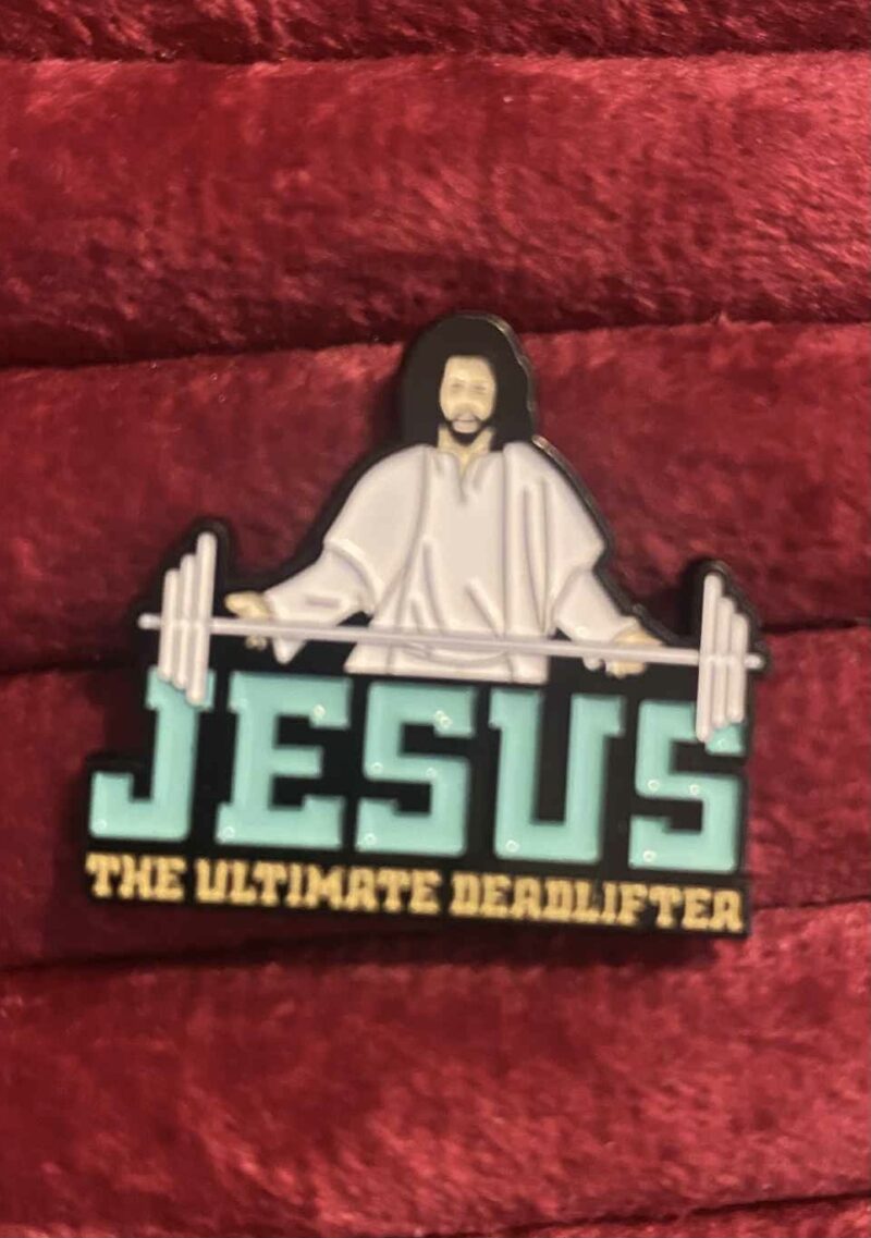 Funny Jesus pin