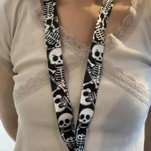 Black Skeleton lanyard