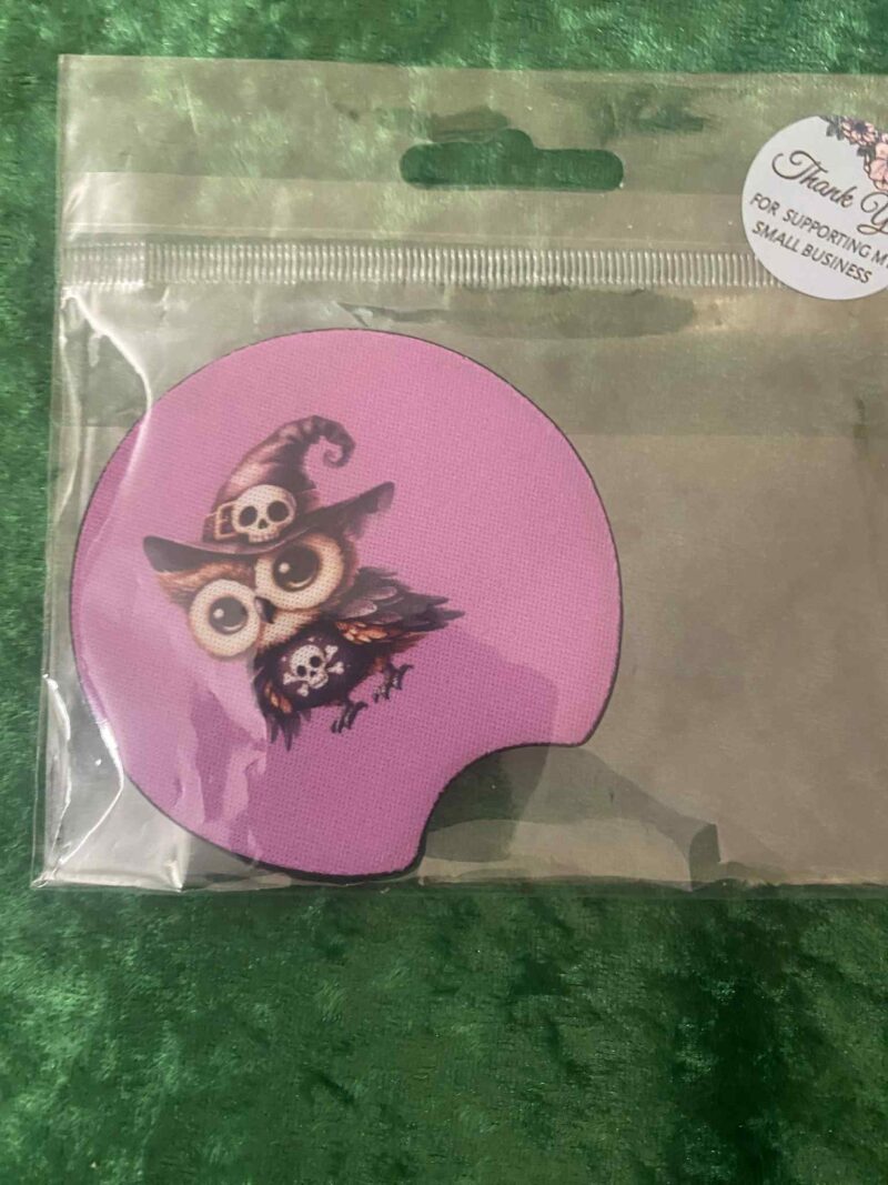 Spooky owl car coaster