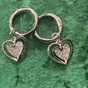Heart boot charms