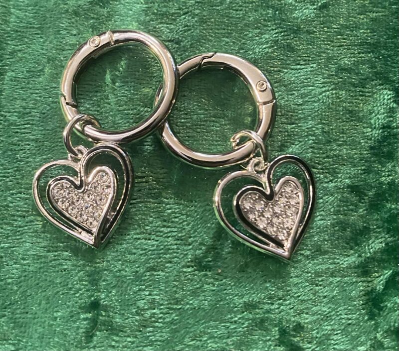 Heart boot charms