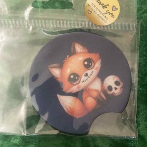Spooky fox car coaster
