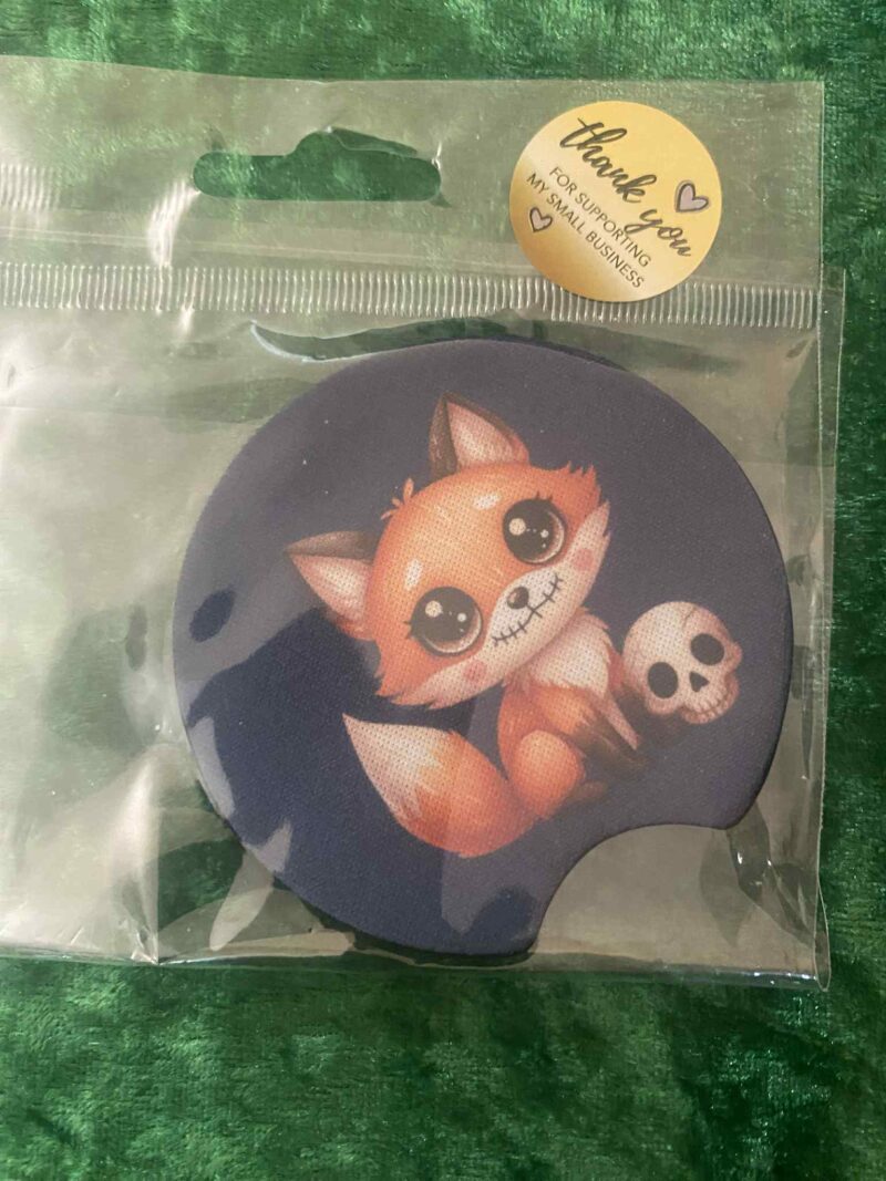 Spooky fox car coaster