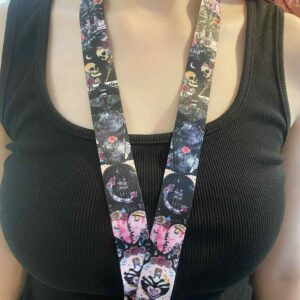 Dark creepy lanyard