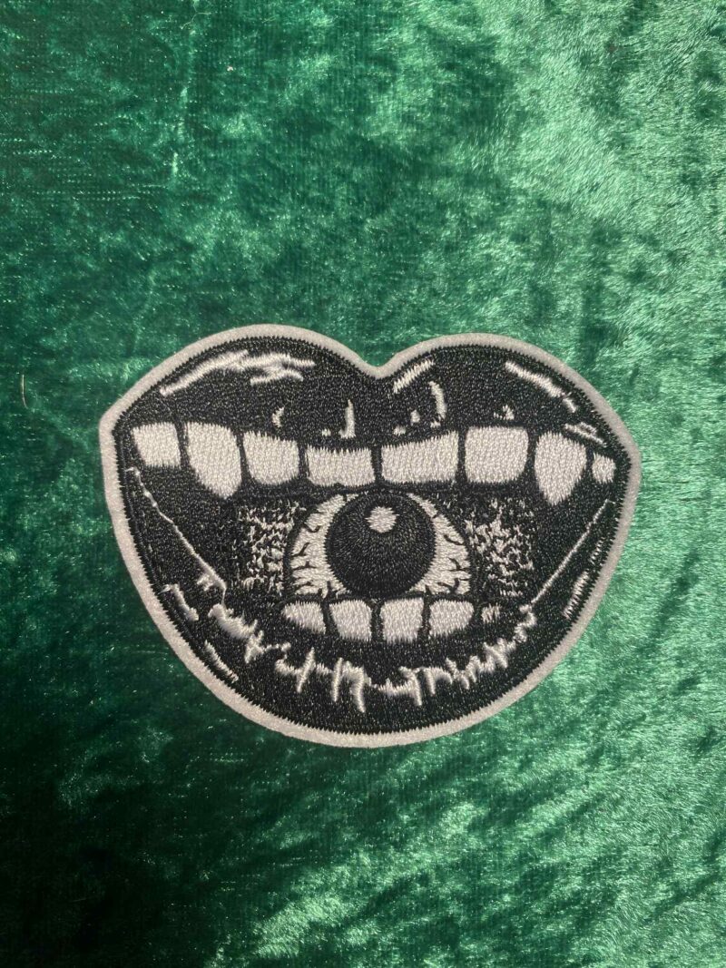 Eyeball in mouth patch
