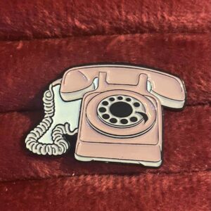 pink phone pin 