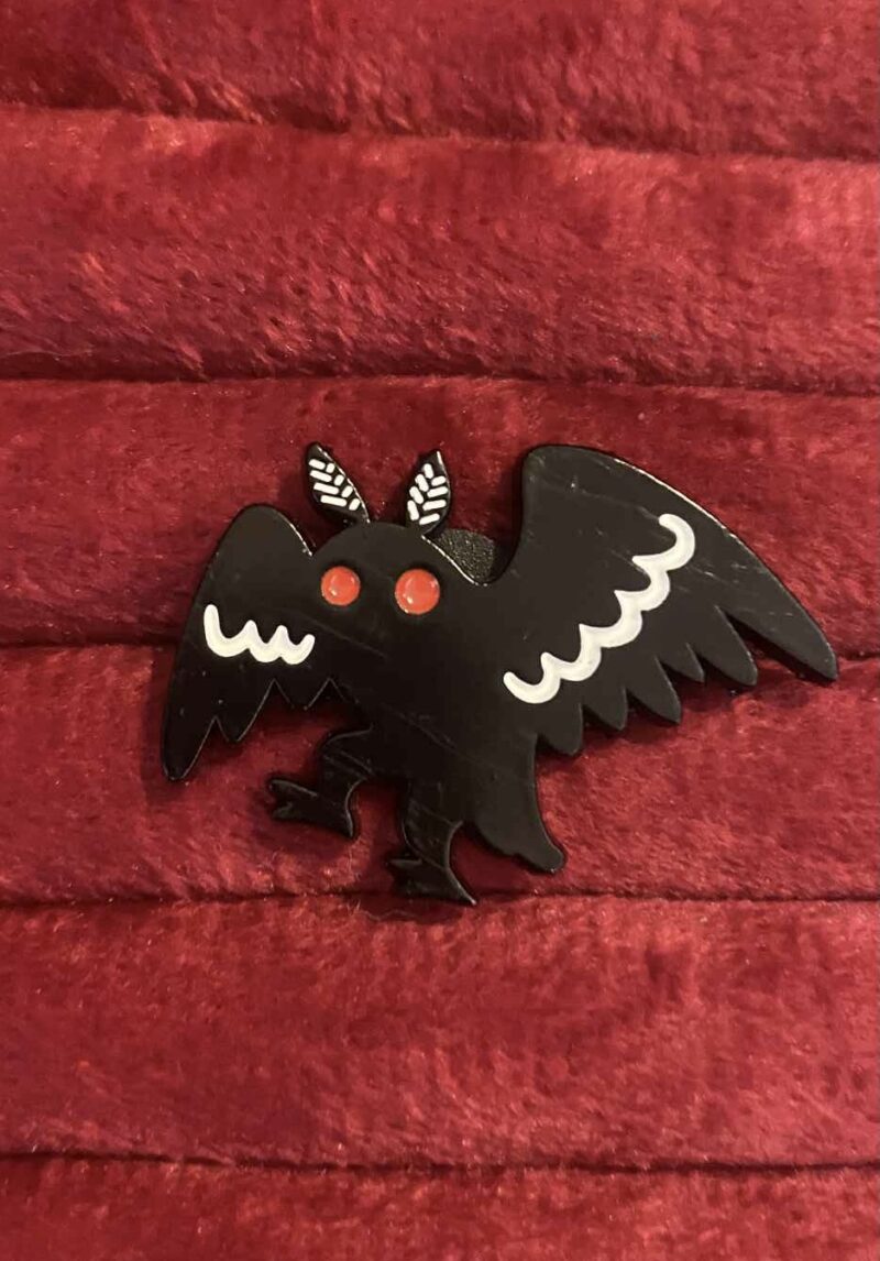 Moth man pin