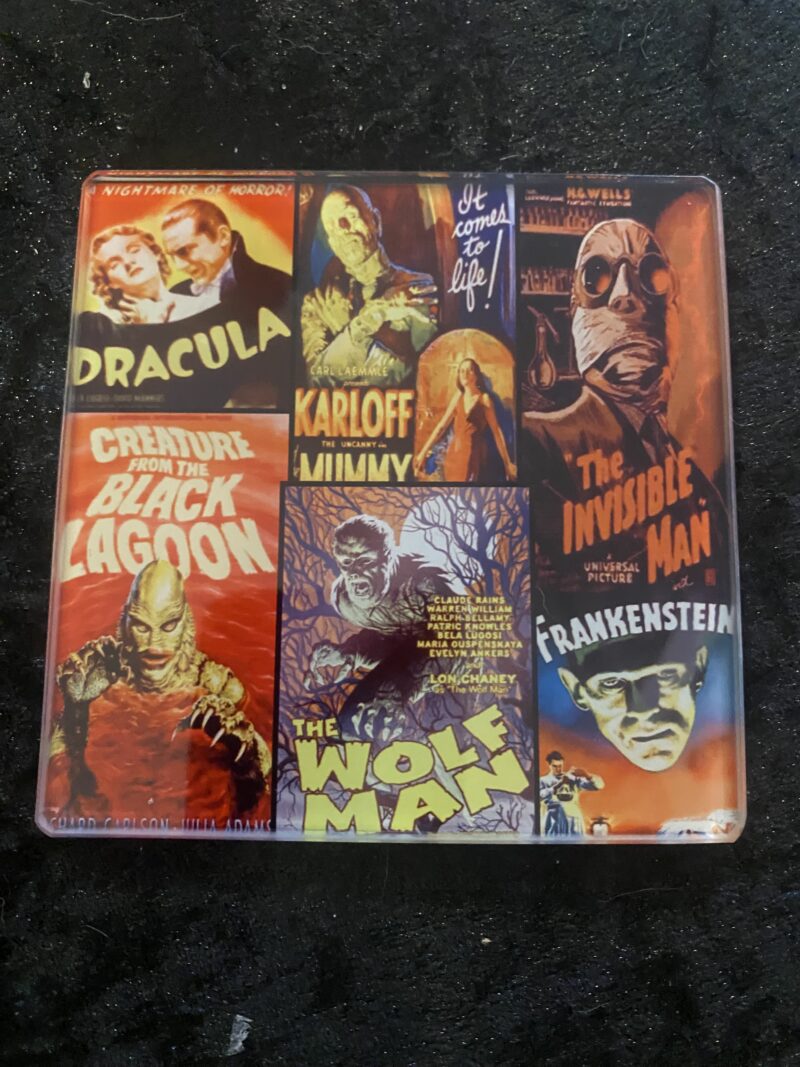 Vintage Monster Glass Coaster