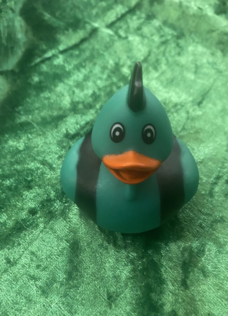 Green Punk Rubber Duck