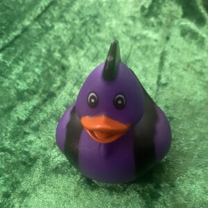 Purple Punk Rubber Duck