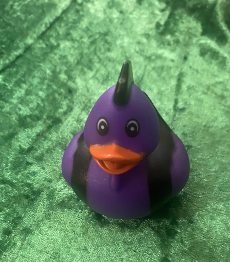 Purple Punk Rubber Duck