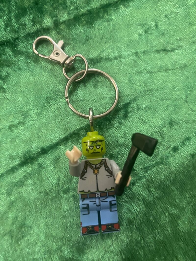 Green Monster Keyring