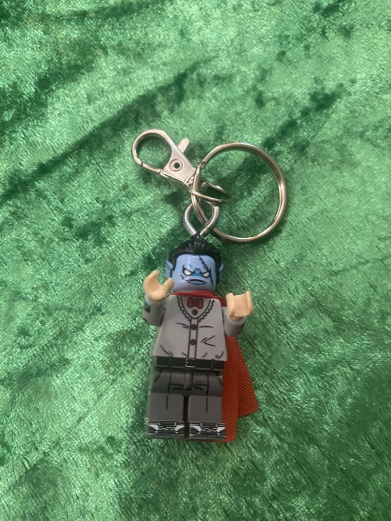 Blue Monster Keyring