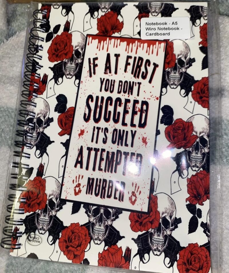 If at First You Don't Succeed Notebook