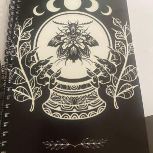 Moth Crystal Ball Notebook