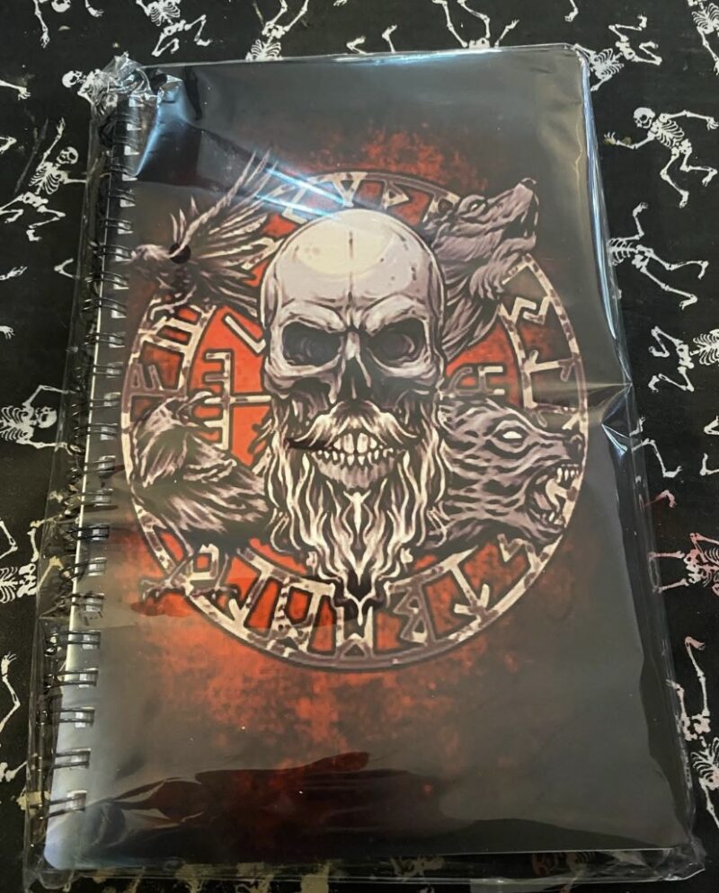 Viking Skeleton Notebook