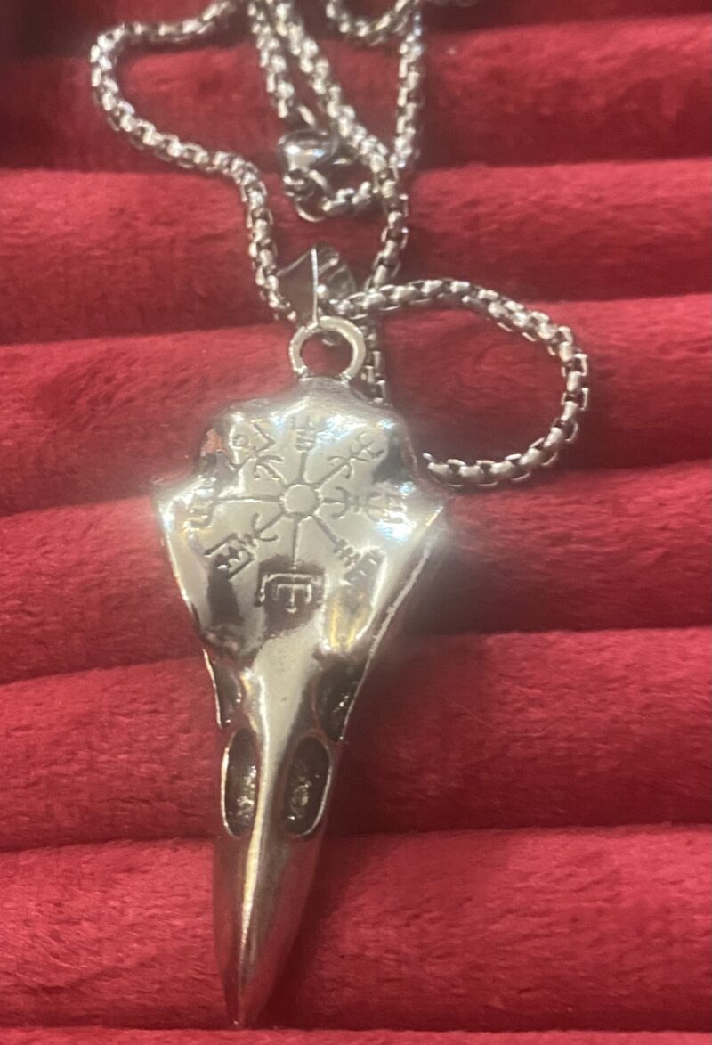 Crow Skull Necklace