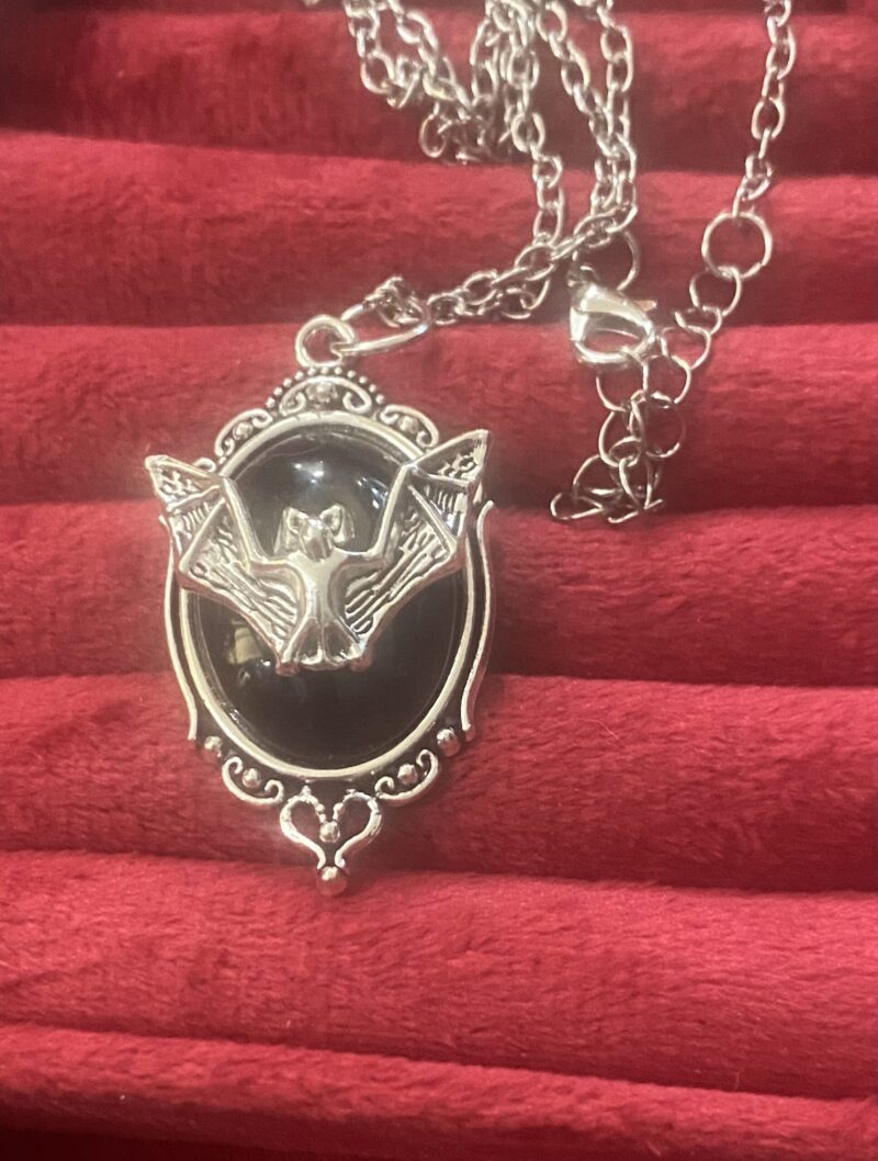 Black Bat Necklace