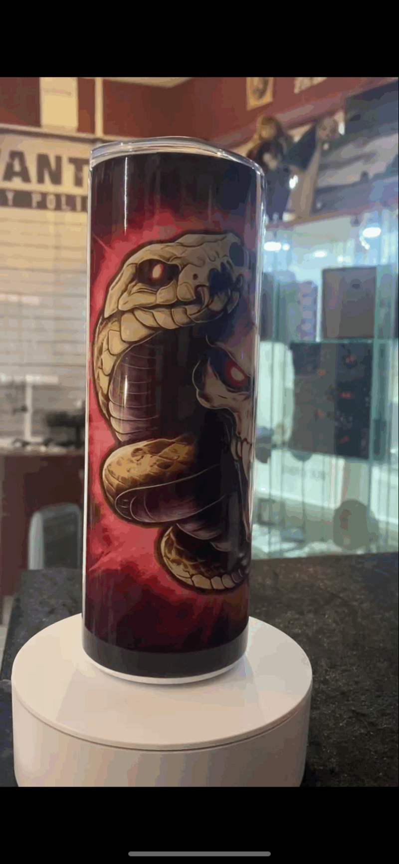 Snake Skull Tumbler - Image 2