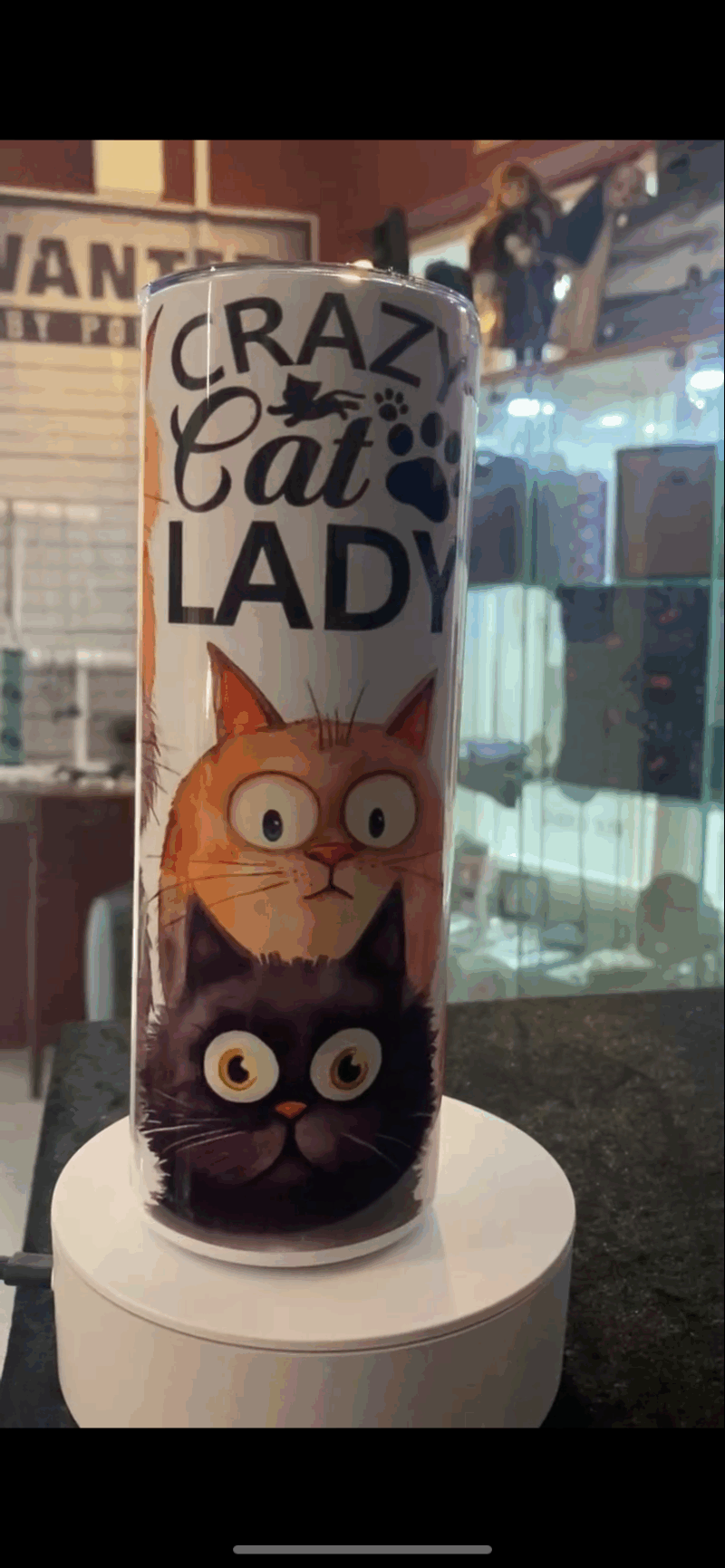 Crazy Cat Lady Tumbler
