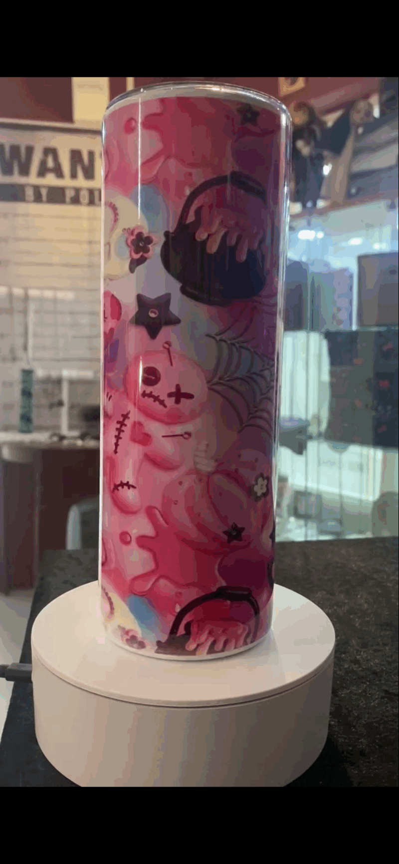 Pink Spooky Tumbler - Image 2