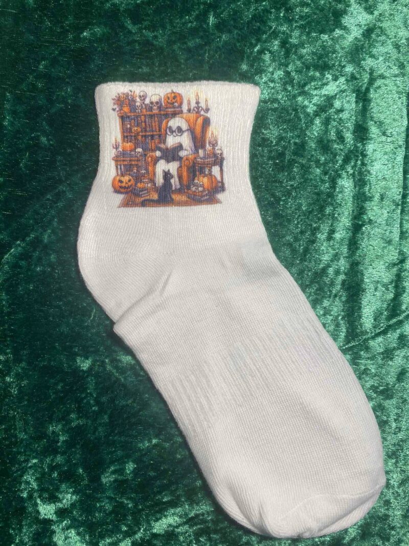 Ghost reading socks