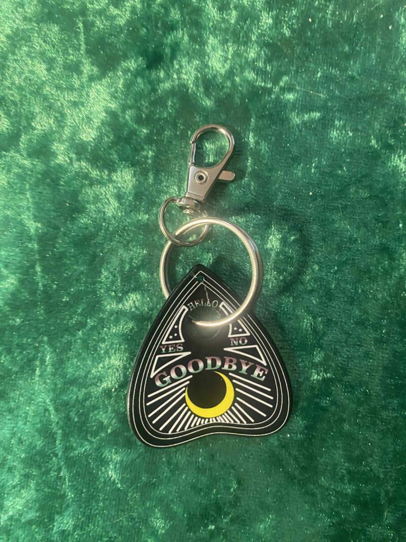 Goodbye Ouija Plec Keyring
