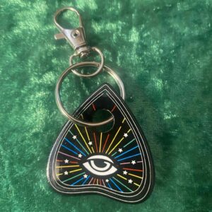 Rainbow Eye Keyring