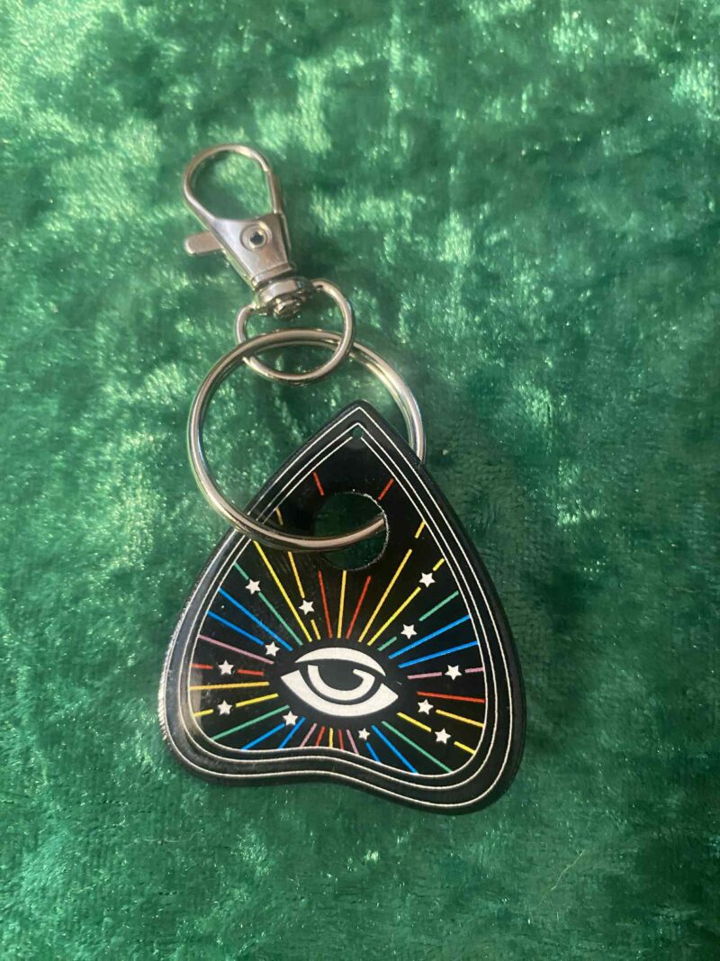 Rainbow Eye Keyring