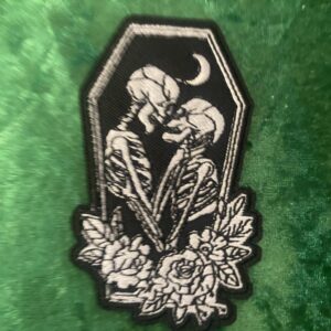Romantic skeleton patch