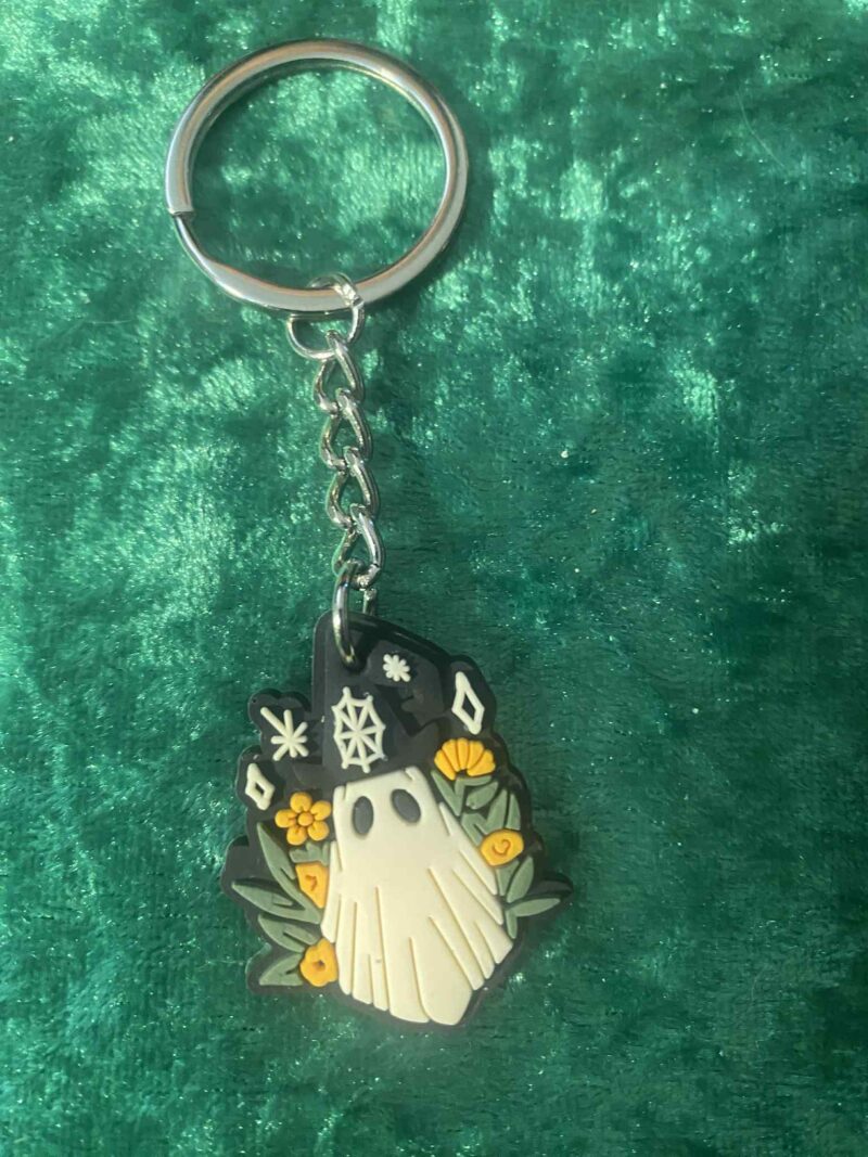 Garden Ghost Keyring