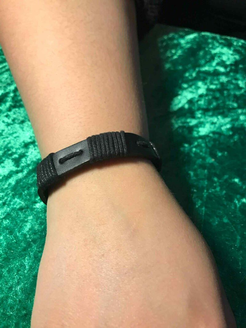 Black Leather Bracelet