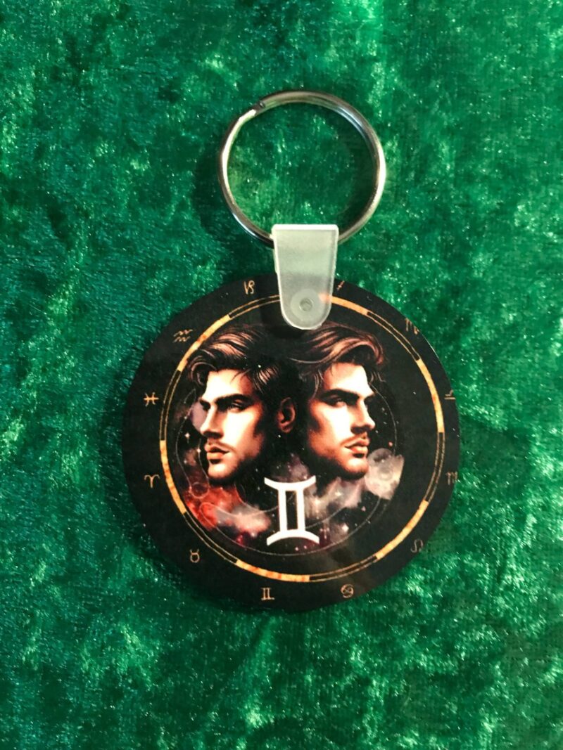 Male Gemini Zodiac Keyrings