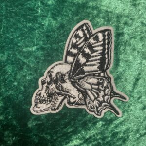 Skeleton butterfly patch