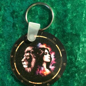 Female Leo Zodiac Keyring