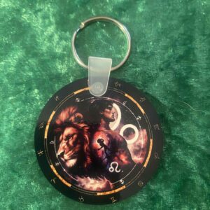 Male Leo Zodiac Keyring