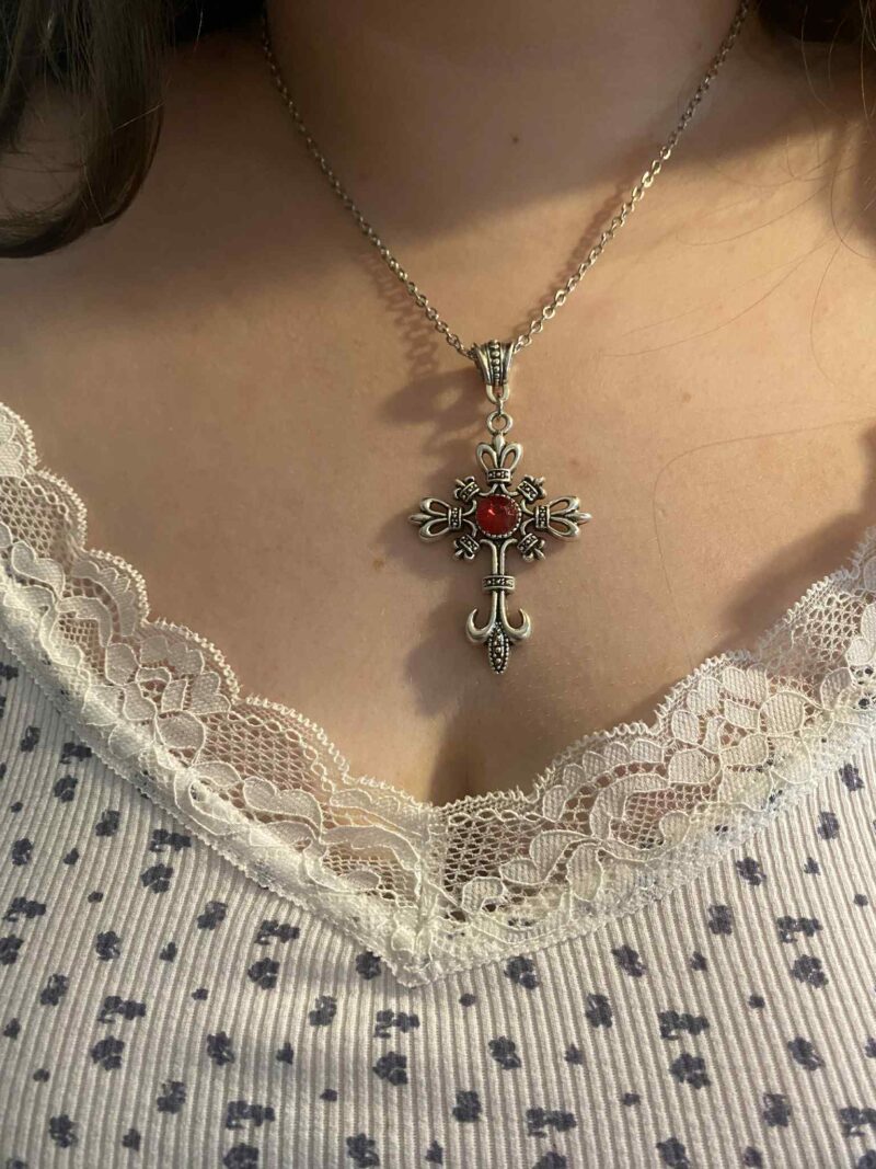 Red Cross Necklace