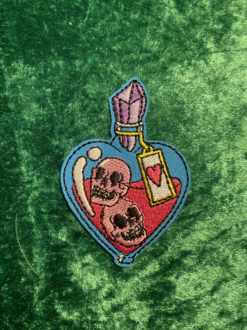 Poison bottle patch